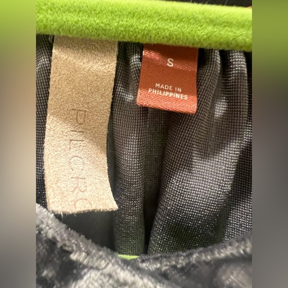 Small Anthropologie pilcro velvet femme button down collarless shirt grey gray - Picture 7 of 14